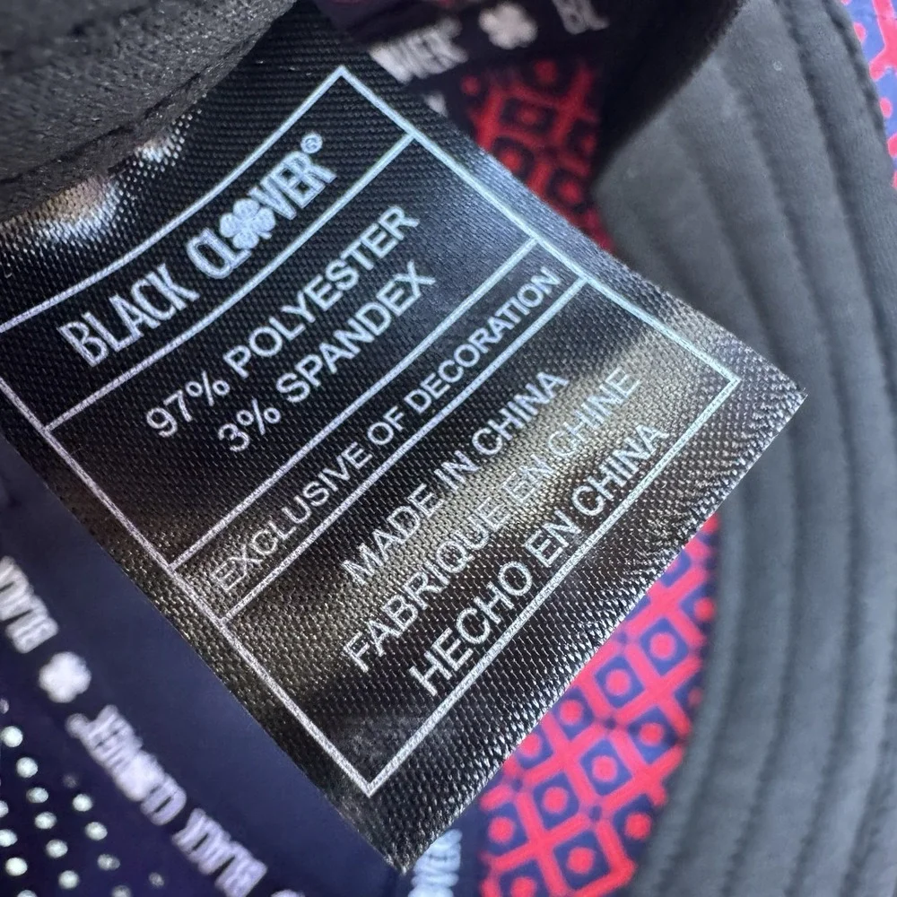 Black‎ Clover Massey SnapBack HD Print Navy Men's Cap Hat